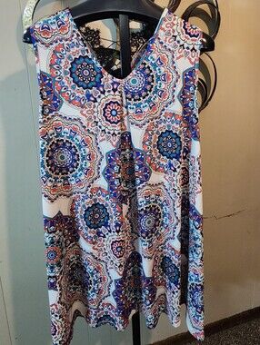 SJS Pretty Lace Back Sleveless Dress